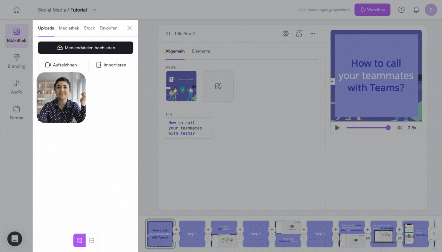 🇫🇷 Studio page - Settings (advanced settings, speed, branding, audio settings) (81).gif