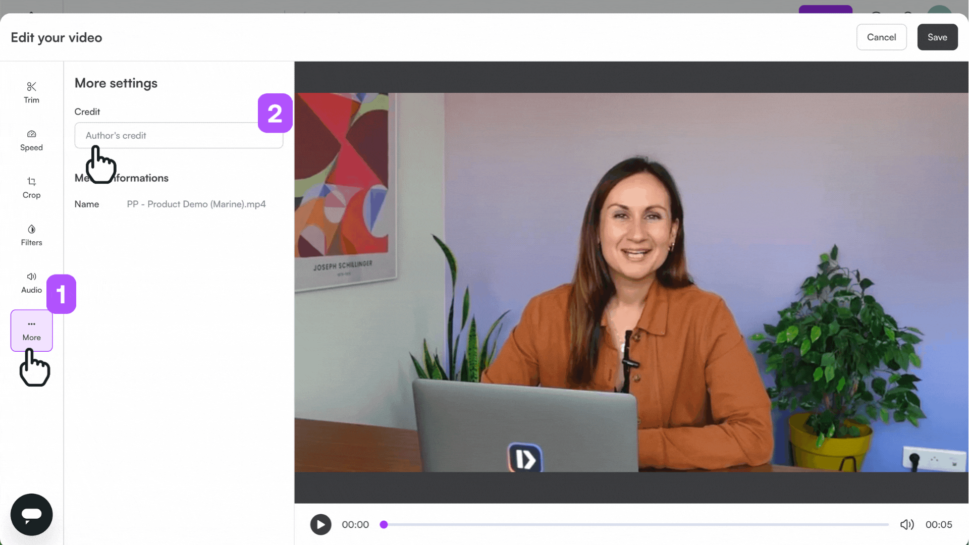 🇬🇧How do I add credits to my media.gif