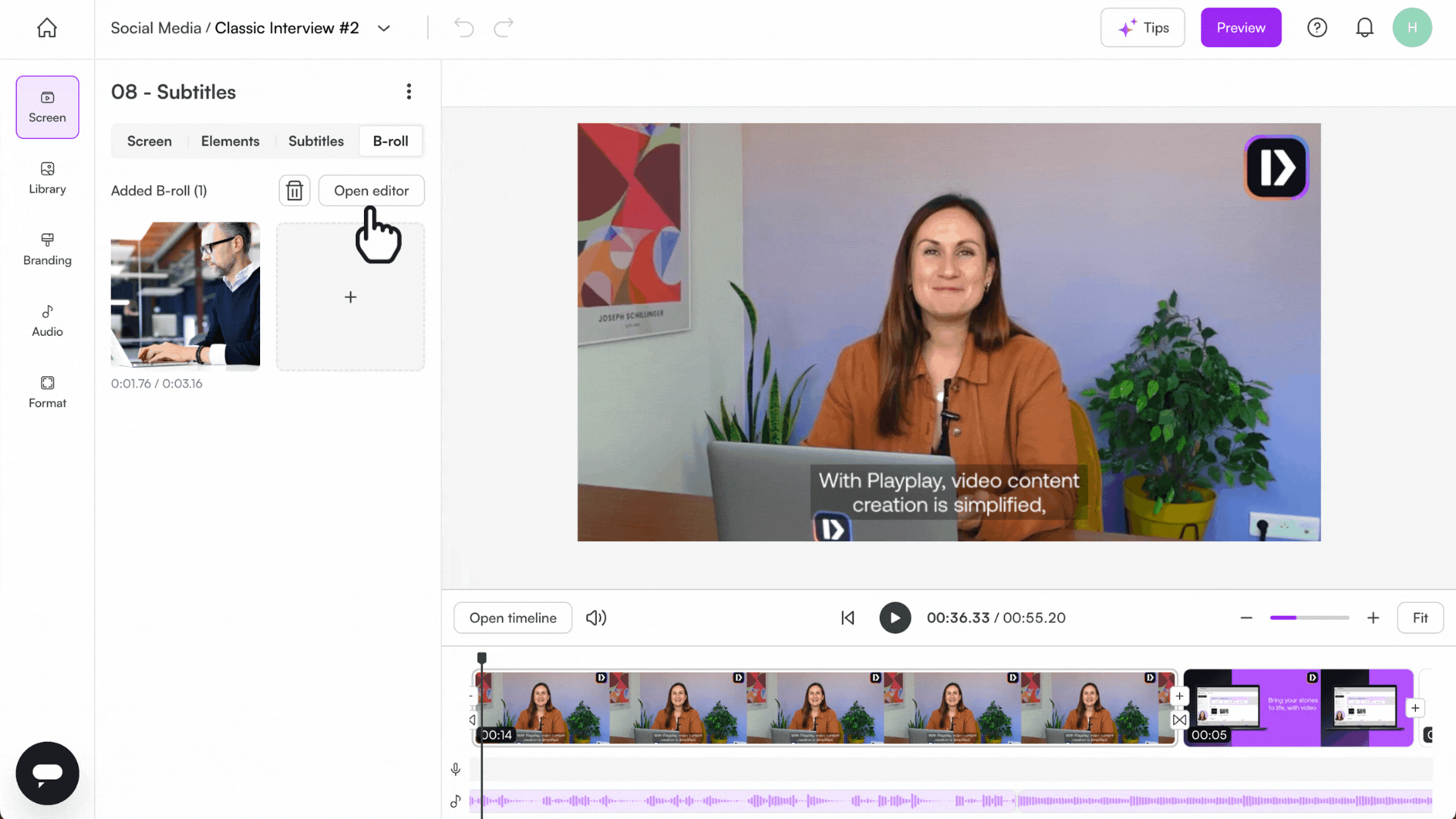 01 🇬🇧 How do I choose the moment of appearance of a B-roll.gif