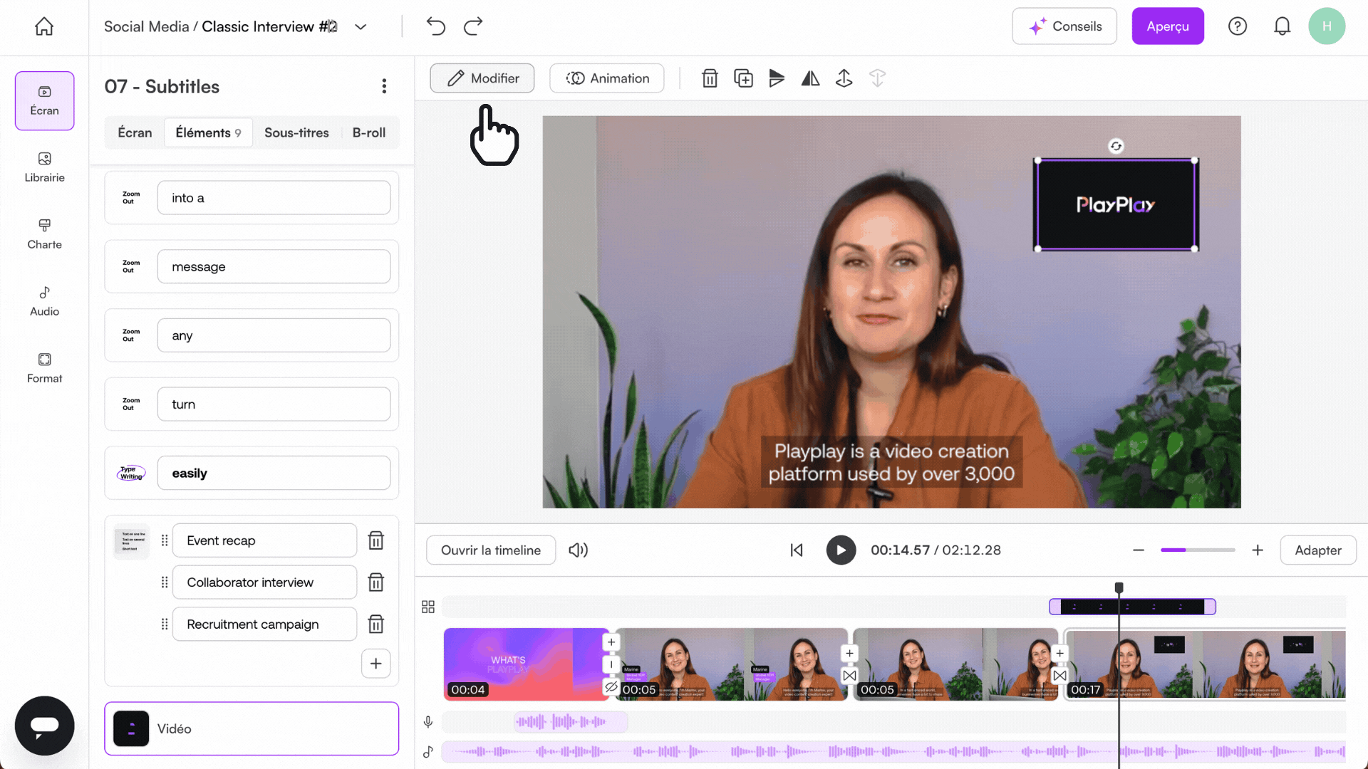 🇫🇷DE video How do I add a media (image, video or GIF) as a dynamic element .gif