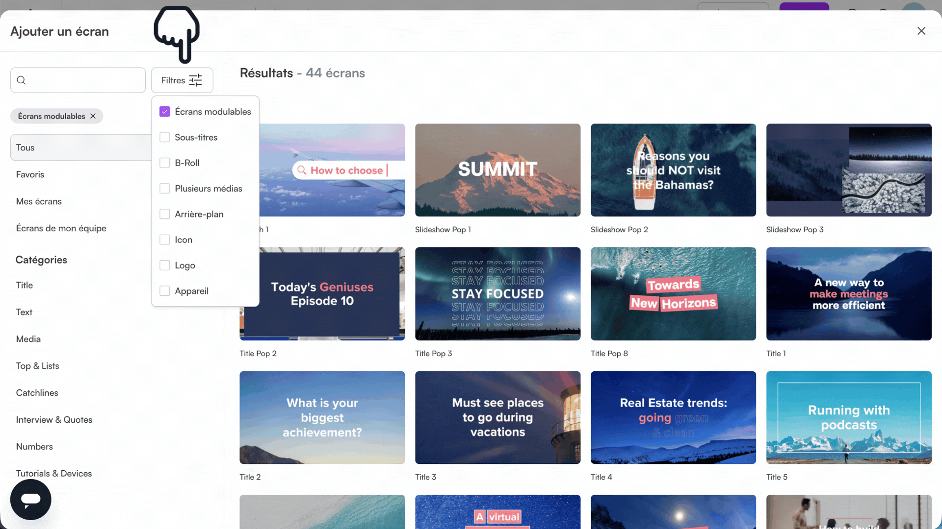 🇫🇷02 How do I navigate the screen library.gif